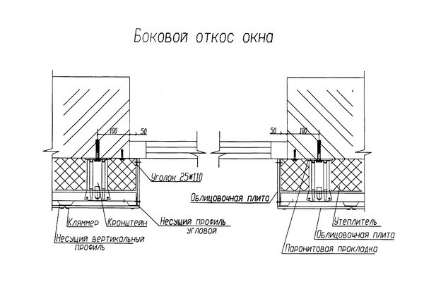 Короб оконного откоса